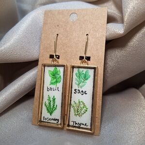 Hand painted earrings